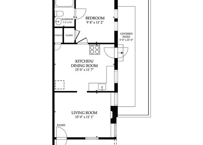 Close To U Of A, Stylish And Cozy, 1 Bedroom 1 Ba, Porch *
